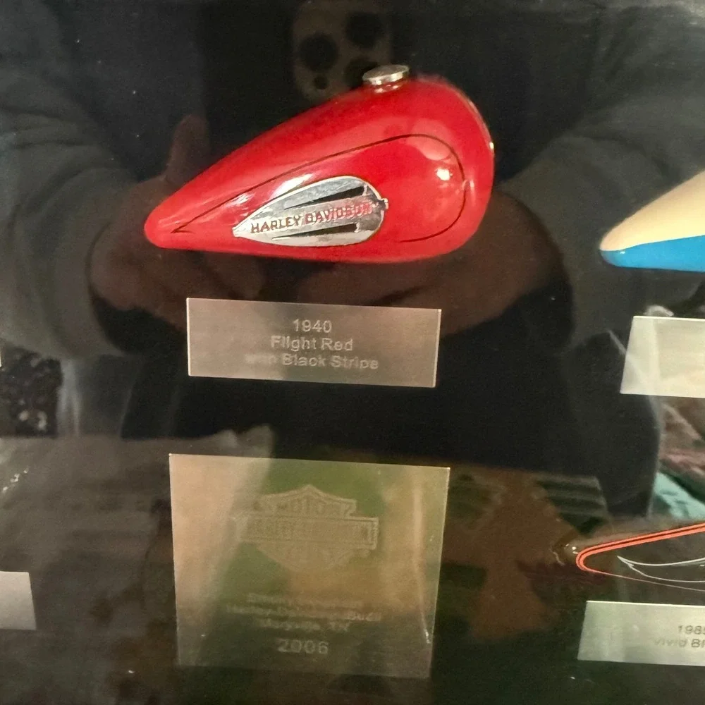 Harley Davidson Miniature Motorcycle‎ Gas Tank Display Collection 5 Pieces 2006